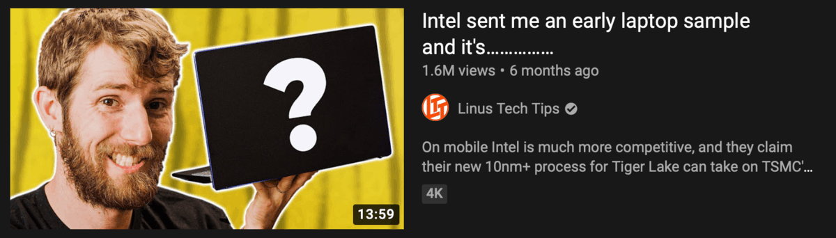 Linus Tech Tips.